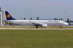 D-AEBH  Freising  / LH CityLine / ERJ 195LR beim Start in MUC nach Bilbao (BIO) 12.06.2014