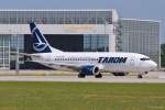 YR-BGB  Bucuresti  / Tarom / B737-38J beim Start in MUC nach Sibiu (SBZ) 12.06.2014