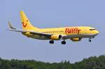 D-AHFP / TUIfly / B737-8K5(W) in MUC im Anflug aus Palma de Mallorca (PMI) 12.06.2014