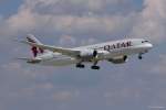 A7-BCM / Qatar Airways / B787-8 in MUC im Steigflug nach Doha (DOH) 18.06.2014