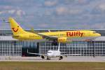 D-ATUH / TUIfly / B737-8K5(W) vor der Landung in MUC aus Mahon (MAH) 26.06.2014