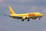 D-ATUL / TUIfly / B737-8K5(W) in MUC im Anflug aus Rhodos (RHO) 01.07.2014