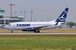 YR-BGI  Iasi  / Tarom / B737-78J(W) beim Start in MUC nach Sibiu (SBZ) 03.07.2014