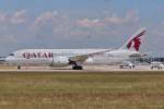 A7-BCB / Qatar Airways / B787-8 beim Start in MUC nach Doha (DOH) 03.07.2014