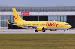 D-ATUA / TUIfly / B737-8K5(W) beim Start in MUC nach Boa Vista (BVC) 04.07.2014