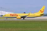 D-AHFW / TUIfly / B737-8K5(W) beim Start in MUC nach Palma de Mallorca (PMI) 18.08.2014