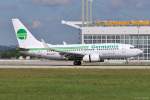 D-AGET / Germania / B737-75B(W) bei der Landung in MUC aus Rhodos (RHO) 28.08.2014