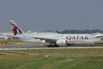 Qatar Airways Cargo, A7-BFK, Boeing B777-FDZ, msn: 62084/1432, 04.Juli 2024, MXP Milano Malpensa, Italy.