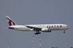 Qatar Airways Cargo, A7-BFM, Boeing B777-2FDZ, msn: 62770/1520, 04.Juli 2024, MXP Milano Malpensa, Italy.