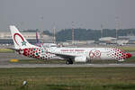 Royal Air Maroc, CN-RGV, Boeing B737-86N, msn: 33982/2338,  60 Years  special colours, 04.Juli 2024, MXP Milano Malpensa, Italy.