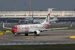 Royal Air Maroc, CN-RGV, Boeing B737-86N, msn: 33982/2338,  60 Years  special colours, 04.Juli 2024, MXP Milano Malpensa, Italy.