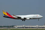 Asiana Airlines, HL7421, Boeing B747-48EBDSF, msn: 25784/1086, 05.Juli 2024, MXP Milano Malpensa, Italy.