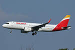 Iberia, EC-NTO, Airbus A320-251N, msn: 10818,  La Munoza , 10.Juli 2024, MXP Milano Malpensa, Italy.