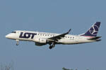 LOT Polish Airlines, SP-LID, Embraer ERJ-175STD, msn: 17000136, 10.Juli 2024, MXP Milano Malpensa, Italy.