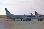 FlyDubai, A6-FMS, Boeing B737-8MAX, msn: 60994/8972, 22.Dezember 2024, MLE Malé, Maldives.