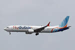 FlyDubai, A6-FNC, Boeing B737-9MAX, msn: 60983/7268, 21.Dezember 2024, MLE Malé, Maldives.