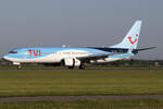 TUI Airlines Belgium Boeing 737-800 OO-JAX in Amsterdam am 12.05.2024