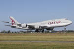 Qatar Amiri Flight Boeing 747-8 A7-HHE in Amsterdam am 23.06.2024