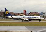 RYANAIR Boeing 737-8AS EI-DPT FLughafen Salzburg 15.01.2011