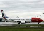 Norwegian Air Shuttle Boeing 737-86N LN-NOI Flughafen Salzburg 15.01.2011