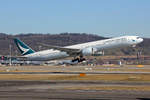 Cathay Pacific, B-KPP, Boeing 777-367ER, msn: 36164/845, 24.Februar 2019, ZRH Zürich, Switzerland.