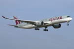 Qatar Airways, Airbus A350-941 A7-AMG, cn(MSN): 207, 
Zürich-Kloten Airport, 23.01.2019.