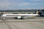 Singapore Airlines, 9V-SWL, Boeing B777-312ER, msn: 34577/673, 24.März 2008, ZRH Zürich, Switzerland.