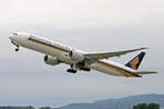 Singapore Airlines, 9V-SWS, Boeing B777-312ER, msn: 34584/729, 06.September 2008, ZRH Zürich, Switzerland.