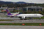 Thai Airways, HS-TKM, Boeing B777-3ALER, msn: 41522/1082,  Prabhasri / ประภาศรี , 01.April 2024, ZRH Zürich, Switzerland.