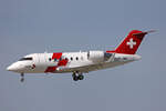 REGA Swiss Air Ambulance, HB-JWC, Bombardier Challenger 650, msn: 6114, 30.April 2024, ZRH Zürich, Switzerland.