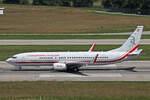 Polish Government, 0110, Boeing B737-86X, msn: 61358/6370, 16.Juni 2023, ZRH Zürich, Switzerland.