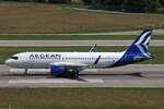 Aegean Airlines, SX-NEK, Airbus A320-271N, msn: 11382, 16.Juni 2024, ZRH Zürich, Switzerland.