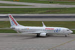 Air Europa, EC-LTM, Boeing B737-85P, msn: 36591/4305, 22.Juni 2024, ZRH Zürich, Switzerland.