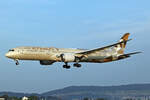 Etihad Airways, A6-BLW, Boeing 787-9, msn: 39666/793, 23.August 2024, ZRH Zürich, Switzerland.