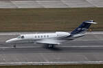 Luxaviation Belgium, OO-NSG, Cessna 525C Citation CJ4, msn: 525C0389, 22.Januar 2025, ZRH Zürich, Switzerland.