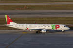 TAP Express, CS-TAW, Embraer ERJ-195LR, msn: 19000303,  Sintra , 24.Januar 2025, ZRH Zürich, Switzerland.