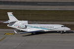 Dasnair, HB-JSC, Dassault Falcon 8X, msn: 430, 24.Januar 2025, ZRH Zürich, Switzerland.