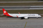 Helvetic Airways, HB-JVW, Embraer ERJ-195AR, msn: 19000434, 24.Januar 2025, ZRH Zürich, Switzerland.