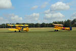 Private Boeing A 75N Stearman, D-EQXL, N3972U, Flugplatz Bienefarm, 07.08.2021