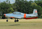 Private Pilatus P-3, F-AZQQ, Flugplatz Bienenfarm, 02.07.2022