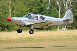 Private Temco GC-1B Swift, N77755, Flugplatz Bienenfarm, 02.07.2022