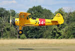 Private PT-17(Boeing stearman), D-EMFL, Flugplatz Bienenfarm, 02.07.2022