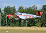 Private Beechcraft B-35 Bonanza, D-EKCR, Flugplatz Bienenfarm, 02.07.2022