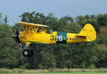 Private N2S-3 Boeing Stearman, N3972U, Flugplatz Bienenfarm, 17.09.2022