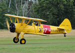 Private Boeing Stearman N2S-3, N746BJ, Flugplatz Bienenfarm, 02.07.2023