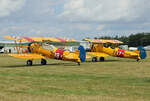 Private A 75N1 N67193, Quax  N2S-3, D-EQXL Boeing  Stearman, Flugplatz Bienenfarm, 05.07.2024