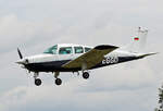 Private Beechraftt C23 Soundowner, D-EGGD, Flugplatz Bienenfarm, 05.07.2024