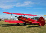 Private PT-13 Kaydet Boeing Stearman, D-EMDV, Flugplatz Bienenfarm, 06.07.2024