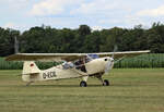 Private Auster 5, D-ECIL, Flugplatz Bienenfarm, 06.07.2024