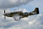 Private North American P-51D Mustang, NL51ZW, Flugplatz Bienenfarm, 07.07.2024